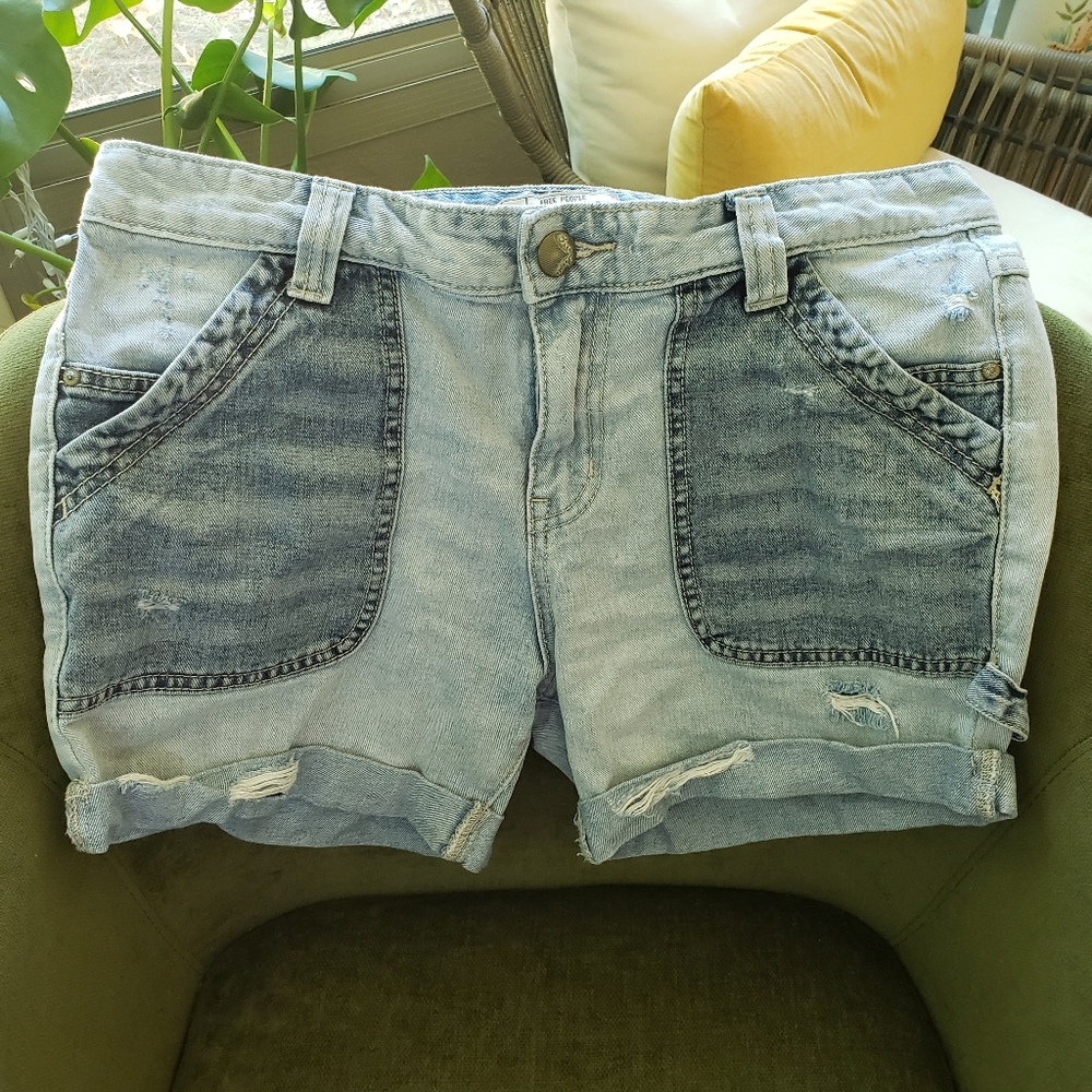 Free People Denim Shorts